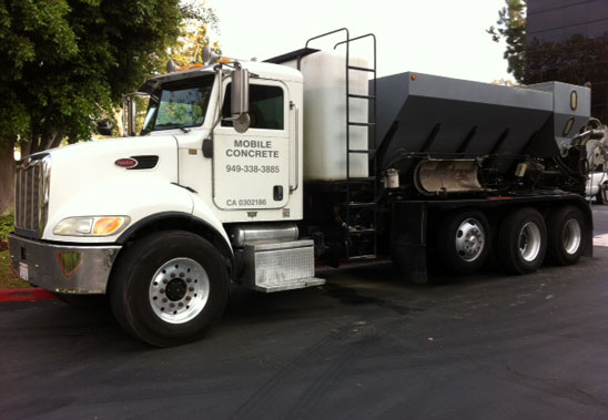 LA County Concrete Delivery Truck